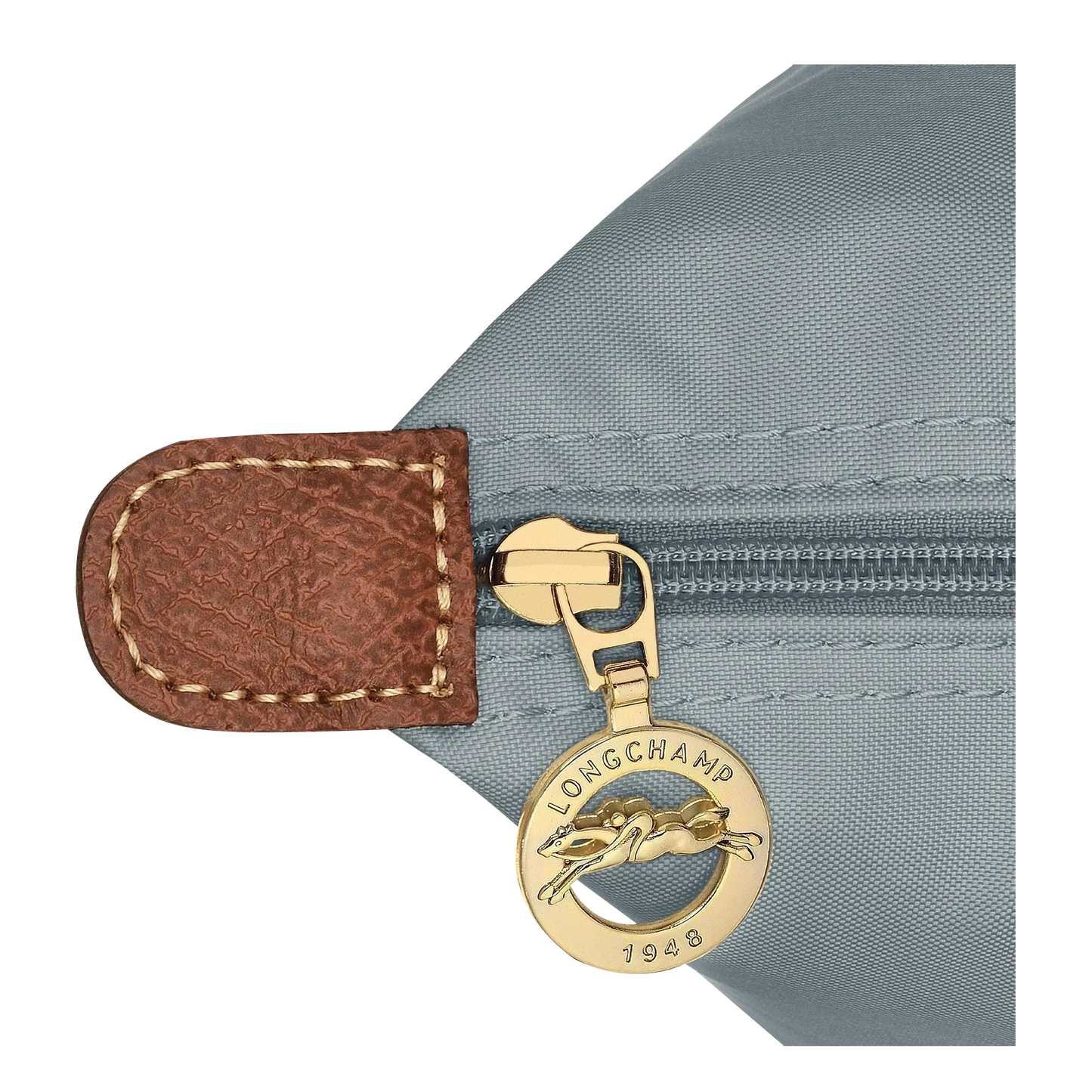 Longchamp - Bolso tote Le Pliage grande, acero