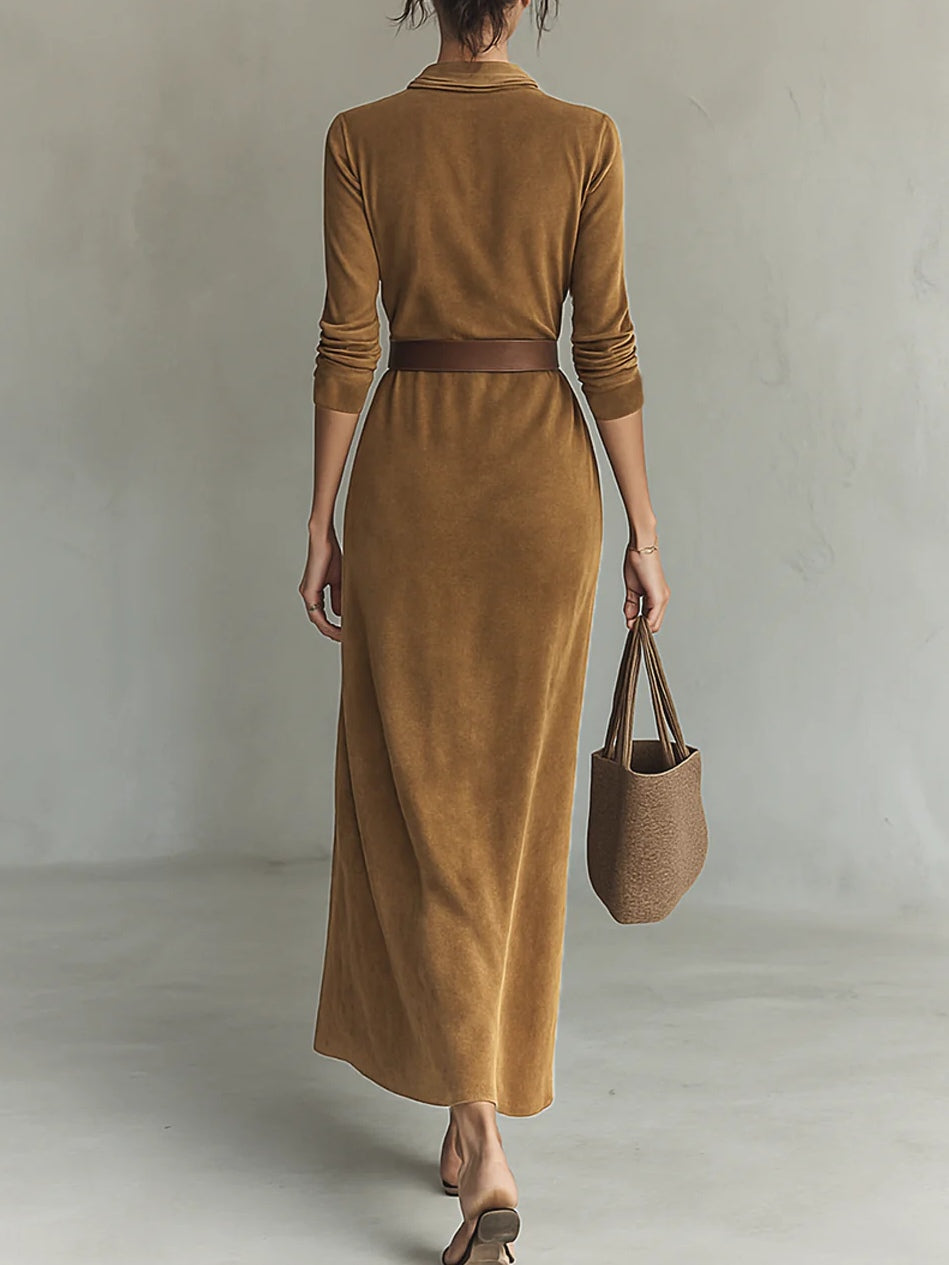 Natalia | Vestido Maxi Ante Chic