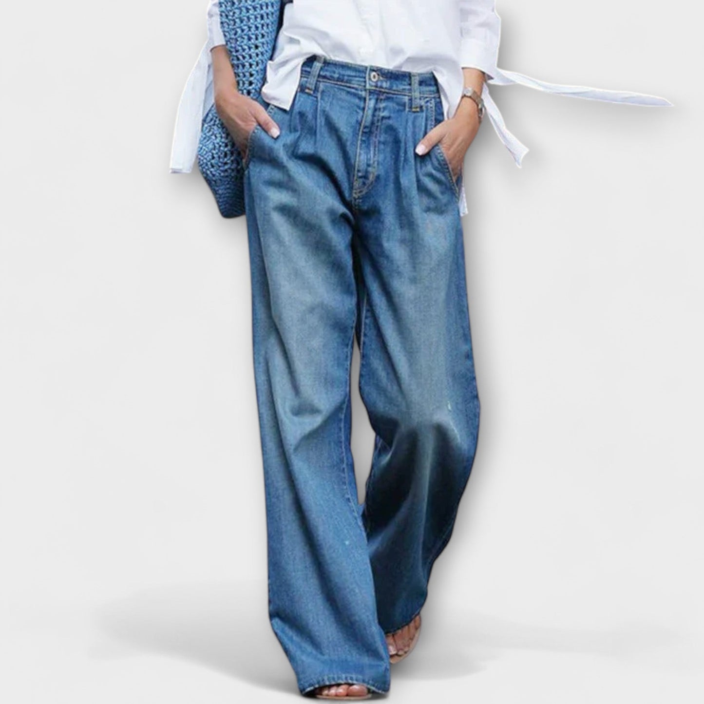 Carmen | Jeans alta calidad pierna ancha
