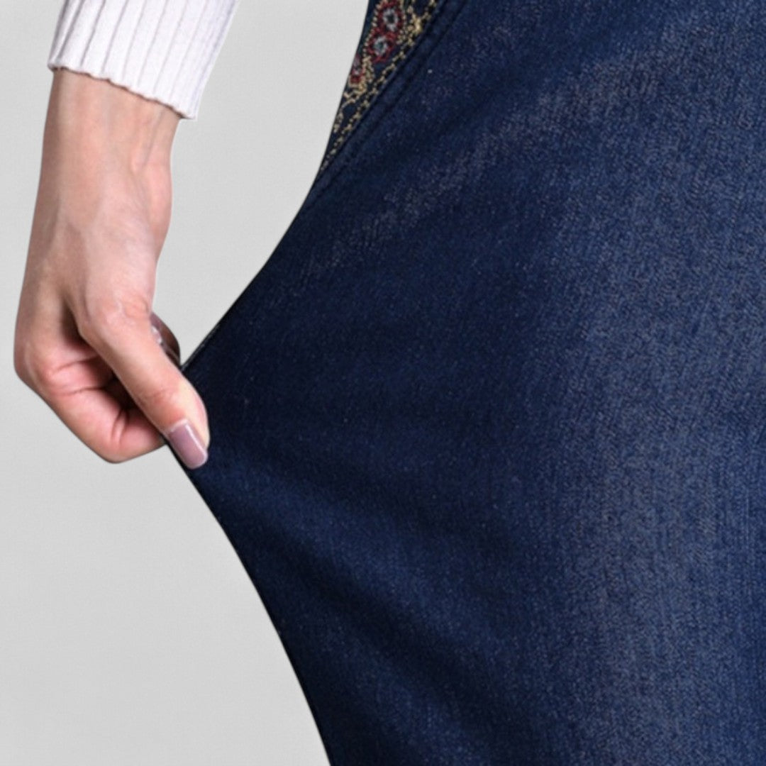 Teresa | Jeans con Bolsillos Laterales