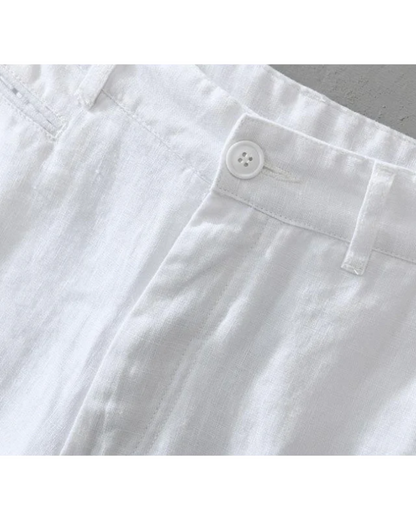 Pantalones cortos de lino Lisbo