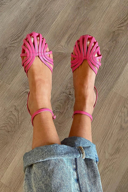 Vittoria | Sandalias de joya doradas