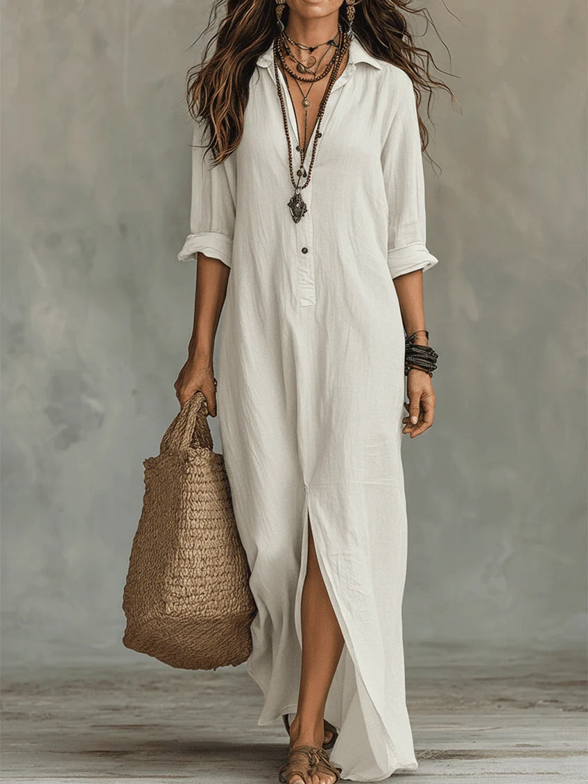 Alessia | Vestido maxi boho chic