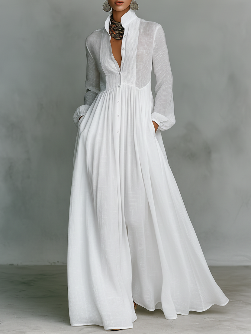 Alba | Vestido Lino Maxi