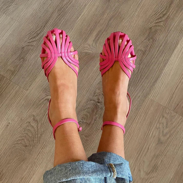 Vittoria | Sandalias de joya doradas