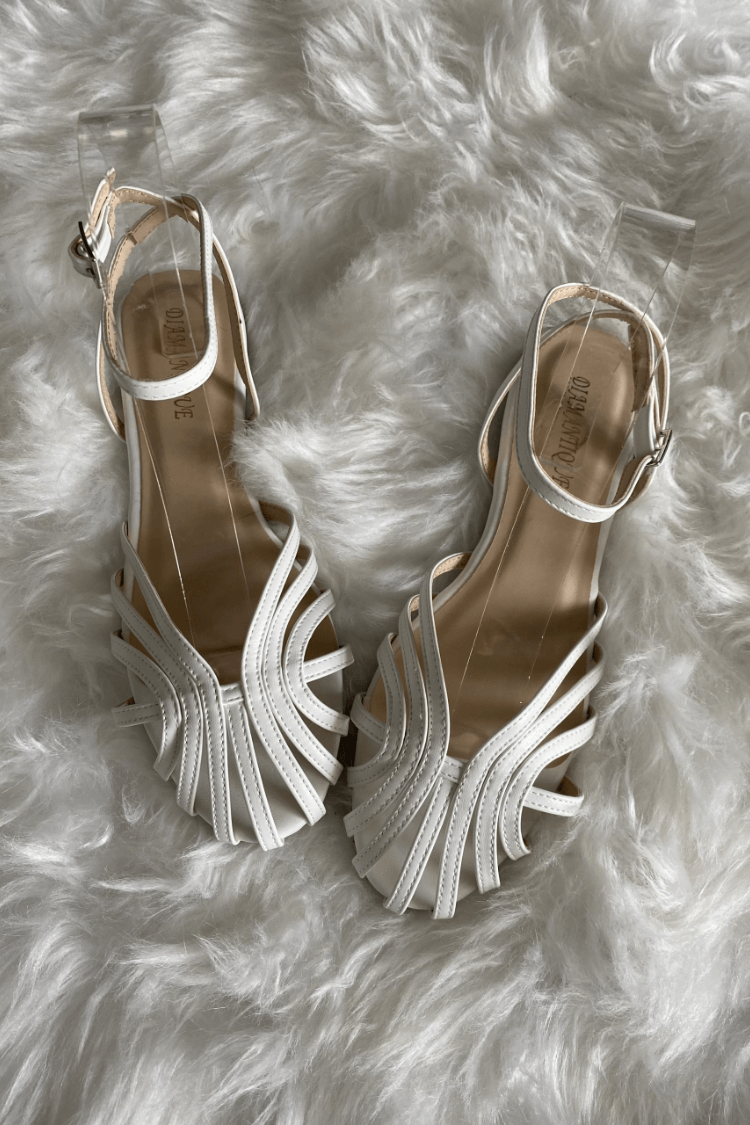 Vittoria | Sandalias de joya doradas