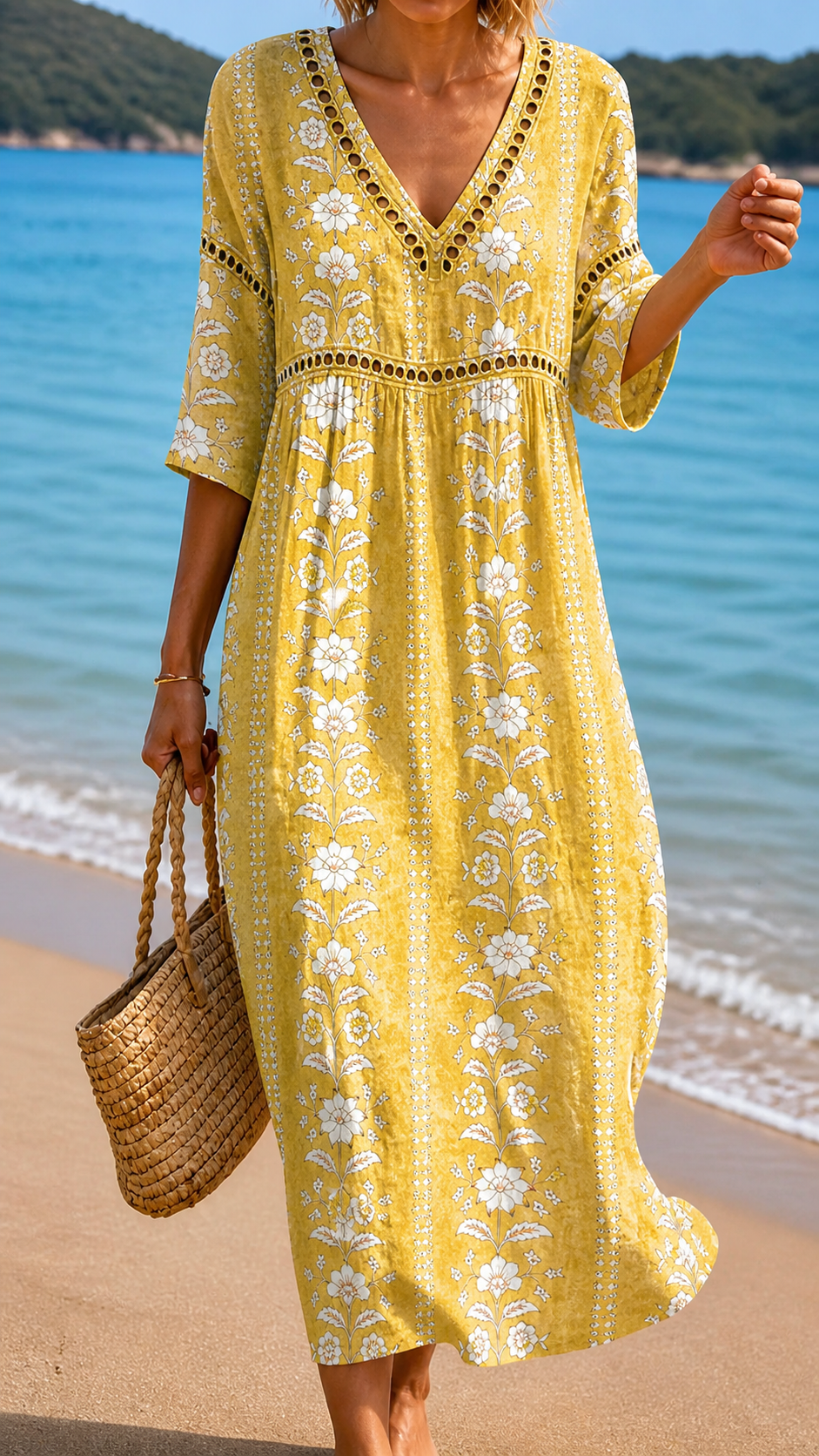 Livia | Vestido Midi Sol de Primavera