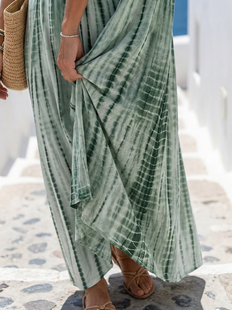 Karys | Vestido Midi con Teñido Suave y Corte Casual