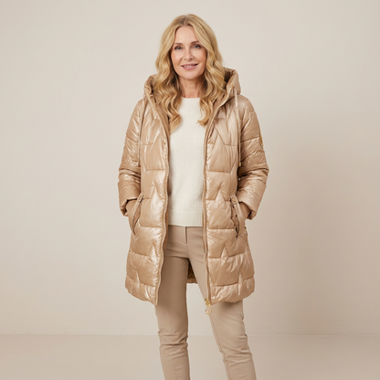 Lunori™ | Piumino Lungo con Cappuccio Aurora