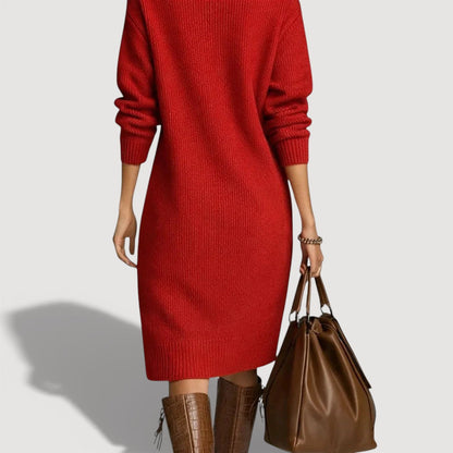 Alexia – Vestido de punto cálido y refinado