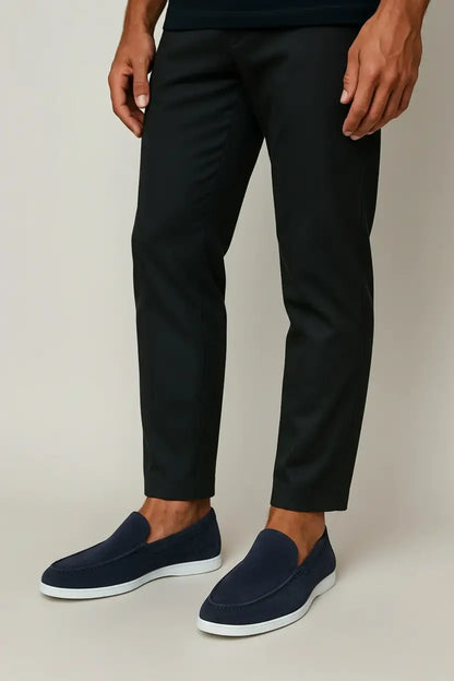 Mocasines elegantes de gamuza
