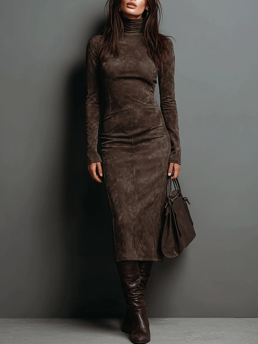 Cristina | Vestido Midi Ante