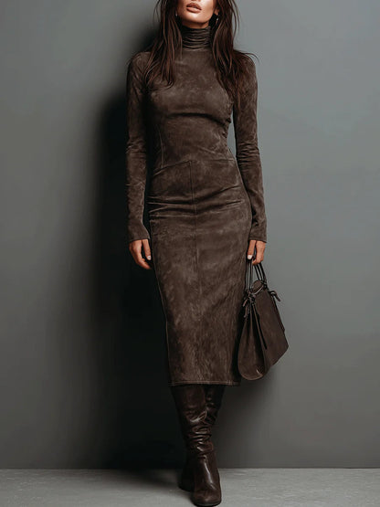 Cristina | Vestido Midi Ante
