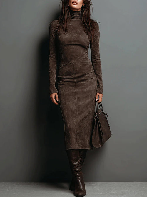 Cristina | Vestido Midi Ante