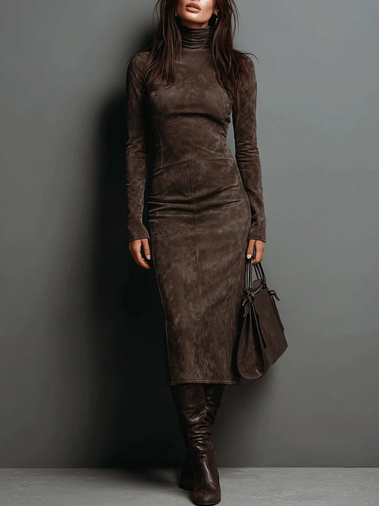Cristina | Vestido Midi Ante