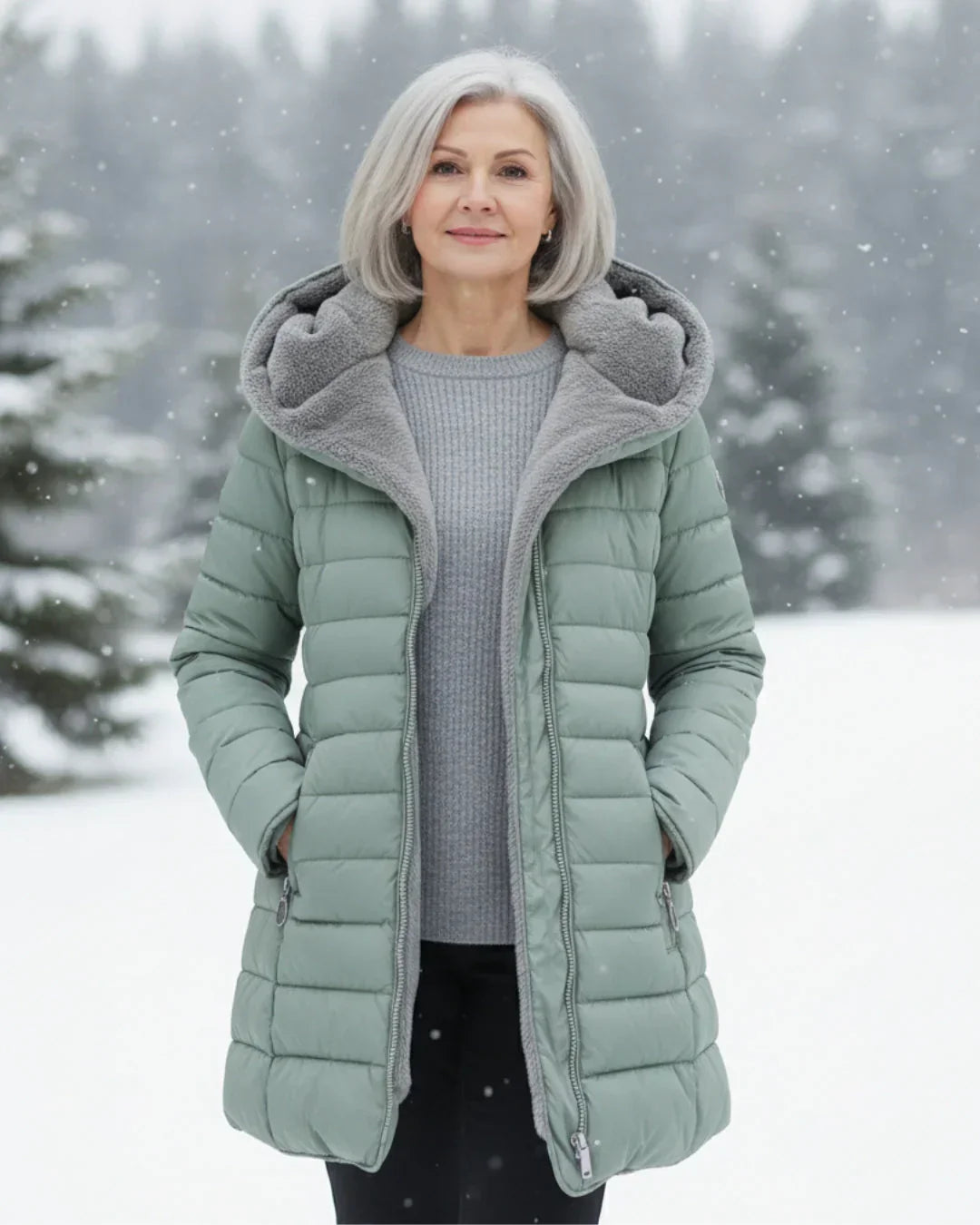 Brenda | Abrigo de invierno acolchado