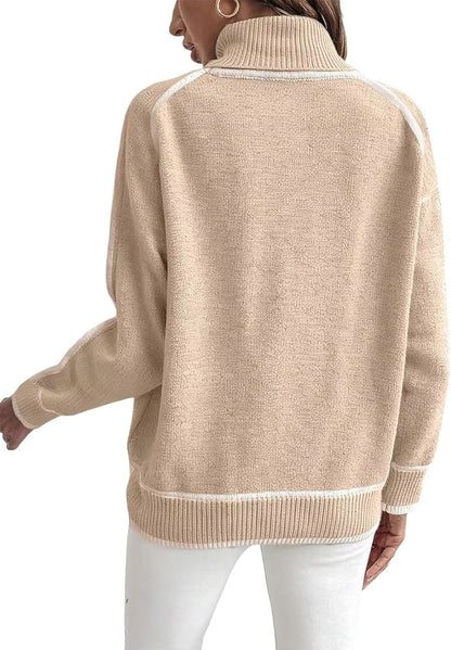 Kaylee | Suéter Elegante de Cuello Alto