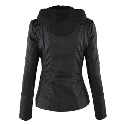 Marvella™ | Chaqueta de cuero elegante