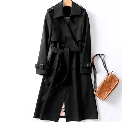 Alina | Gabardina Elegante Otoñal