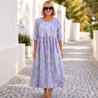 Susan | Vestido floral con una atmósfera veraniega