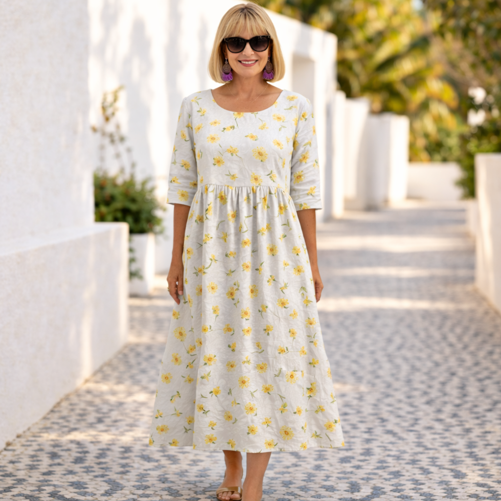 Susan | Vestido floral con una atmósfera veraniega