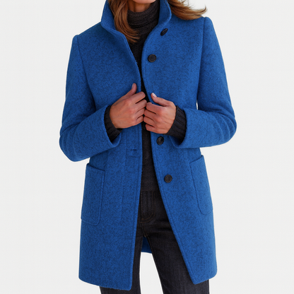 Lidia | Chaqueta de lana con cuello alto