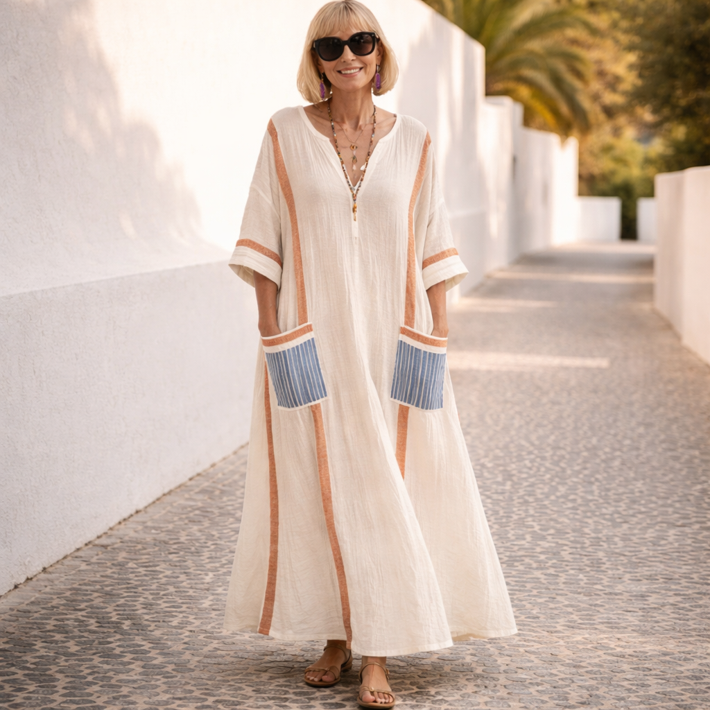 Susan | Vestido Maxi de Verano que Realza la Figura