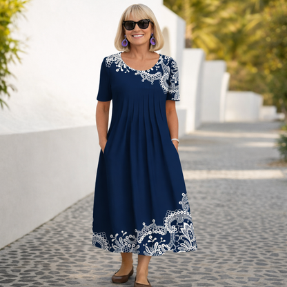 Robin | Vestido midi floreado