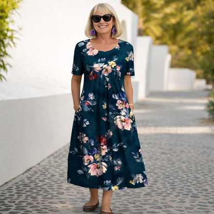 Robin | Vestido midi floreado