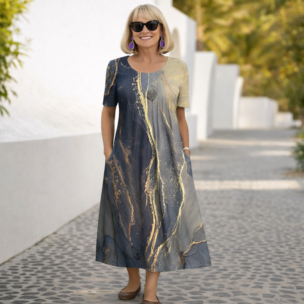 Robin | Vestido midi floreado