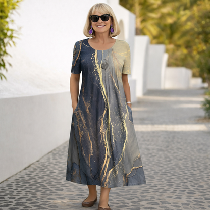 Robin | Vestido midi floreado