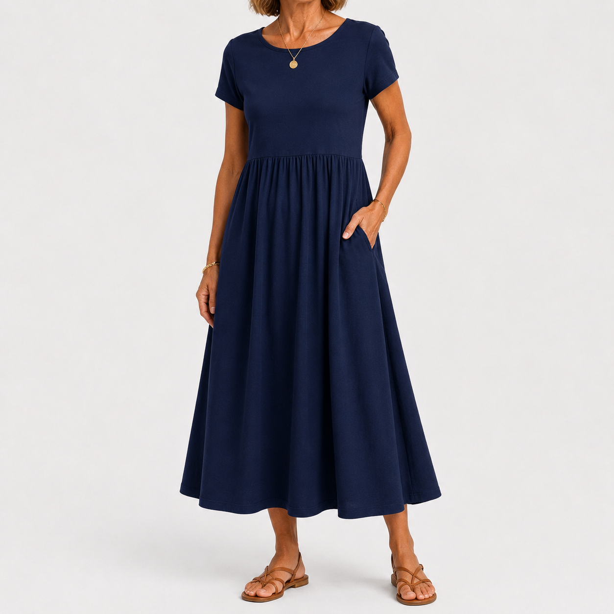 Gabrielle | Vestido Midi Elegante y Fluido
