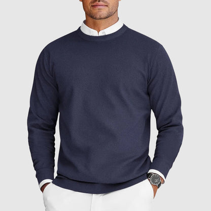 Casper | Suéter de Cuello Redondo para Hombre Blanco