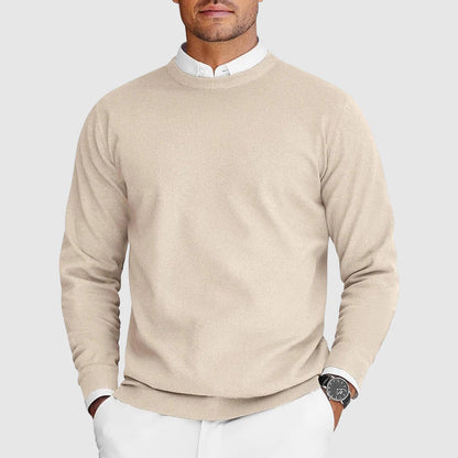 Casper | Suéter de Cuello Redondo para Hombre Blanco