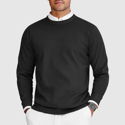 Casper | Suéter de Cuello Redondo para Hombre Blanco