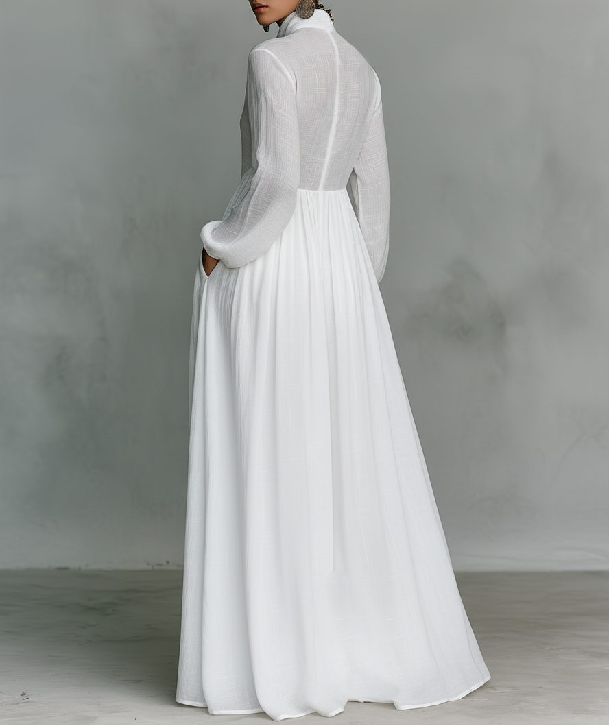 Alba | Vestido Lino Maxi