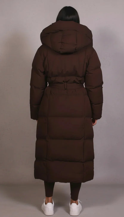 Eliza™ | Abrigo Puffer Largo de Lujo