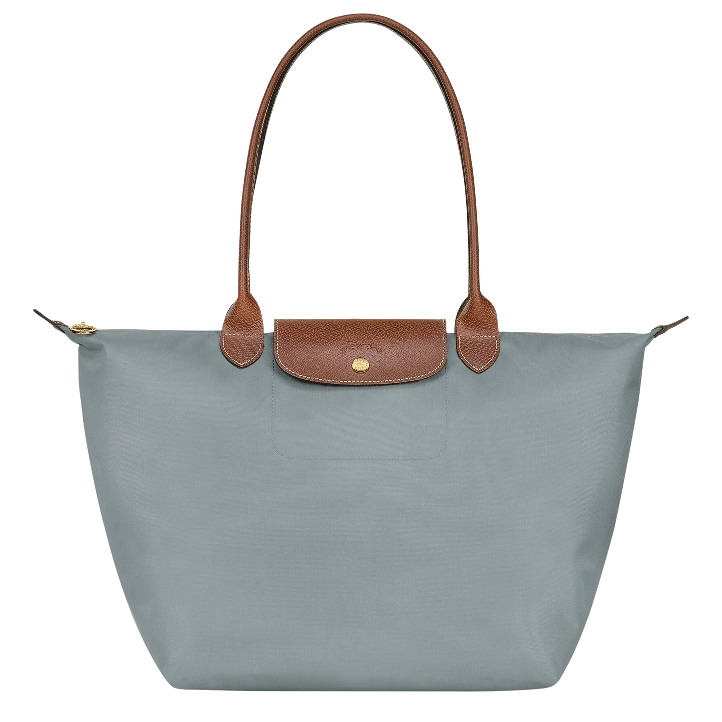 Longchamp - Bolso tote Le Pliage grande, acero