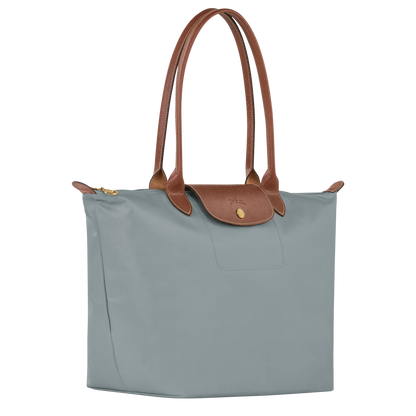 Longchamp - Bolso tote Le Pliage grande, acero