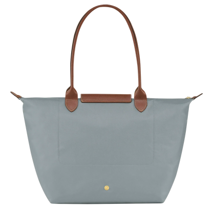 Longchamp - Bolso tote Le Pliage grande, acero
