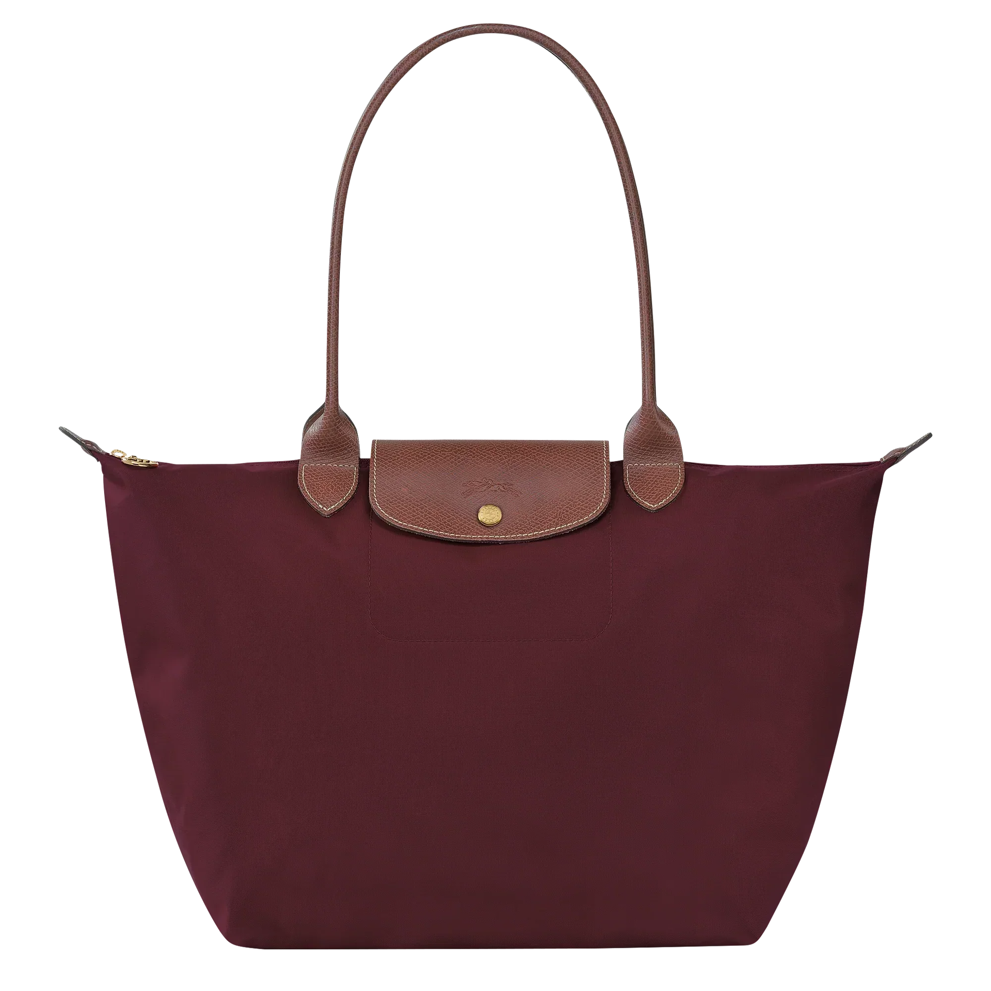 Longchamp - Bolso grande Le Pliage, burdeos