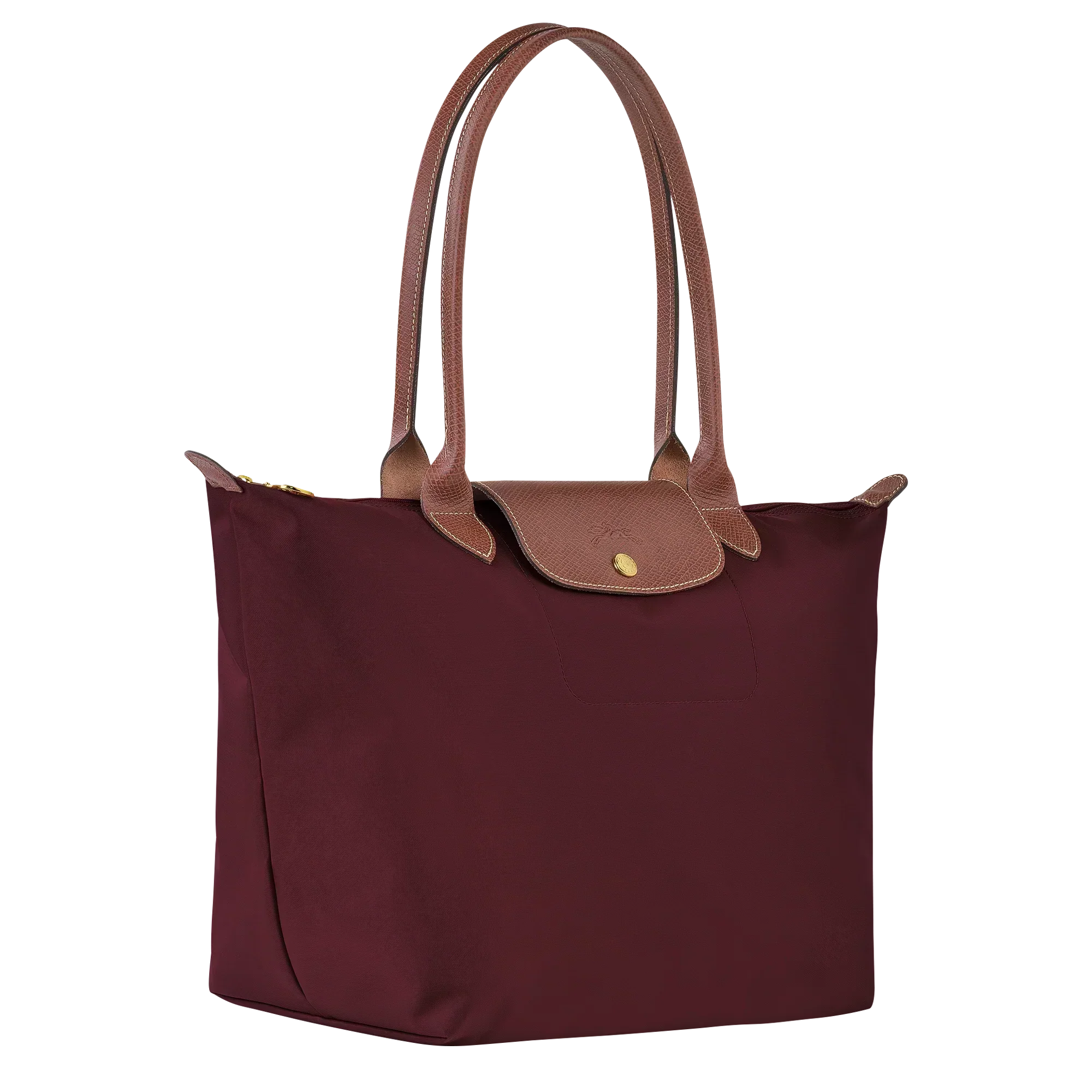 Longchamp - Bolso grande Le Pliage, burdeos