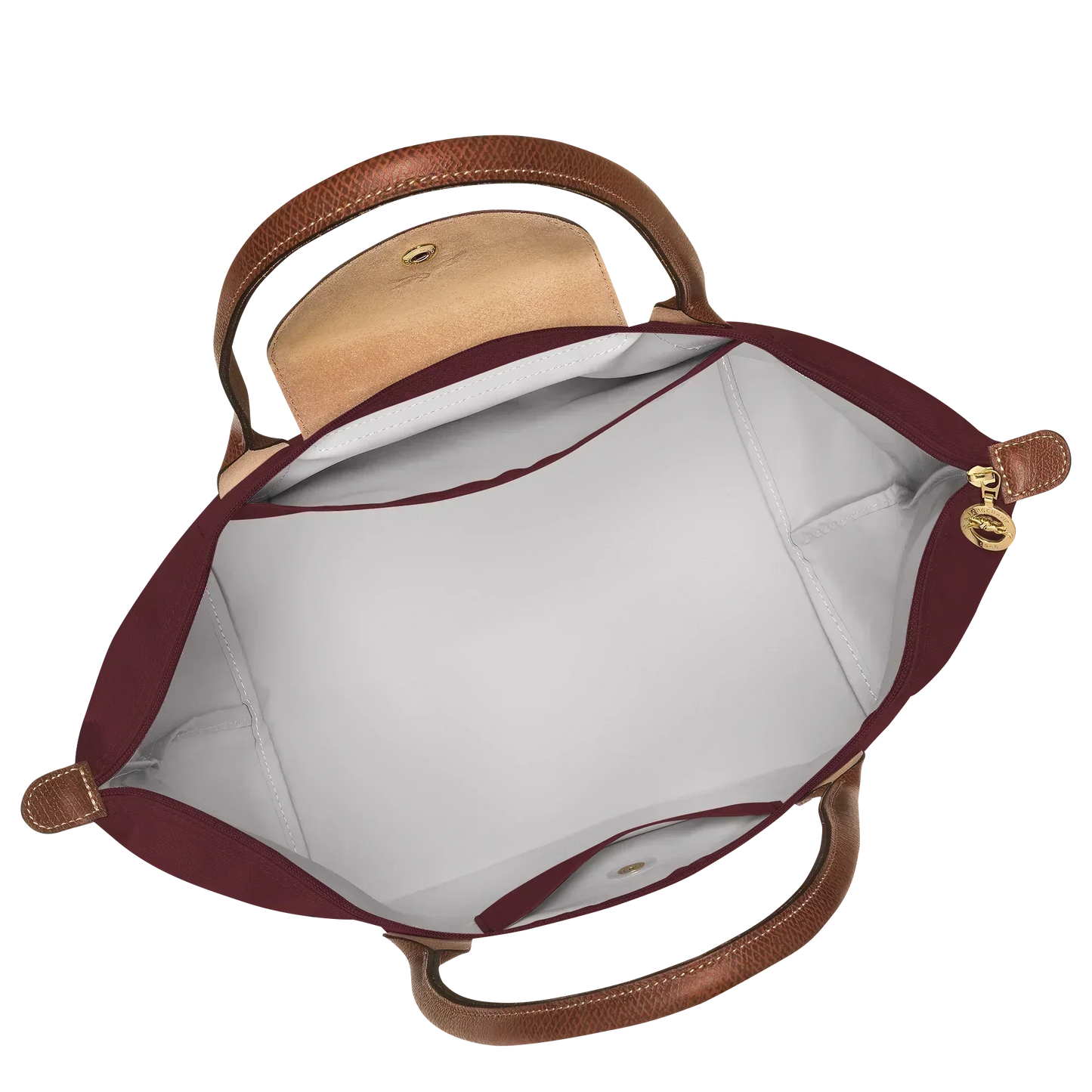 Longchamp - Bolso grande Le Pliage, burdeos