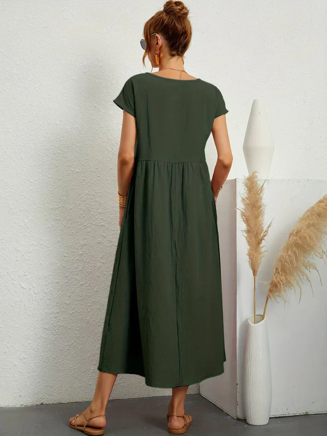 Gabrielle | Vestido Midi Elegante y Fluido