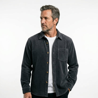 LONDON | Sobrecamisa de pana suave