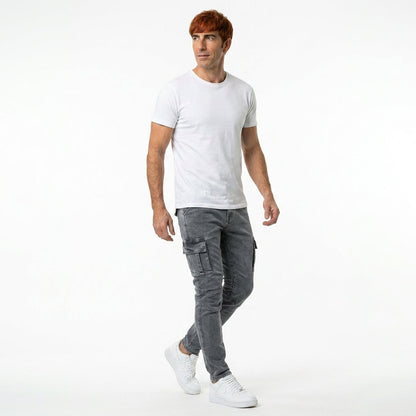 Vandeli™ | Jeans cargo elásticos