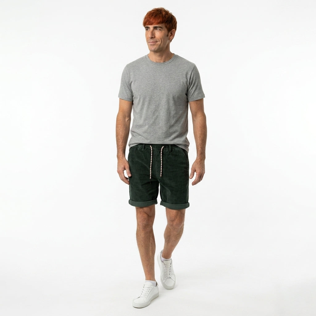 DAVID | Pantalón corto de pana