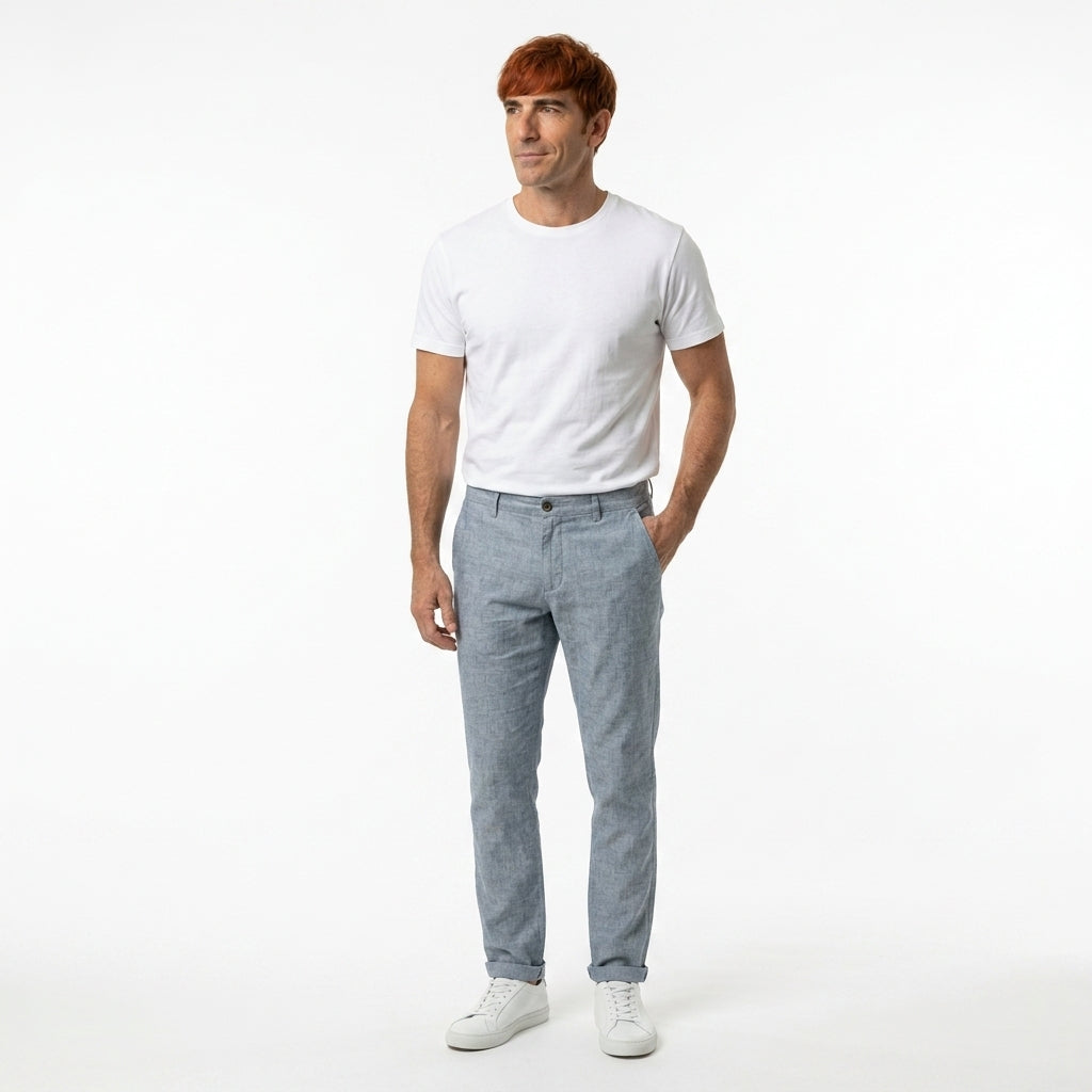 Pantalones de lino Mykonos