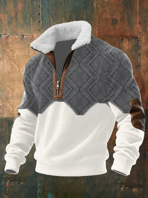 Cristian™ | Suéter de forro polar con cremallera y cuello alto