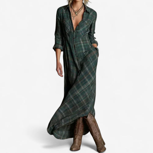 Julia | Vestido Camisero Maxi